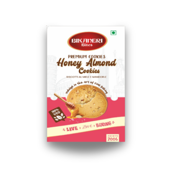 Honey Almond Cookies – Bikaneri Bites