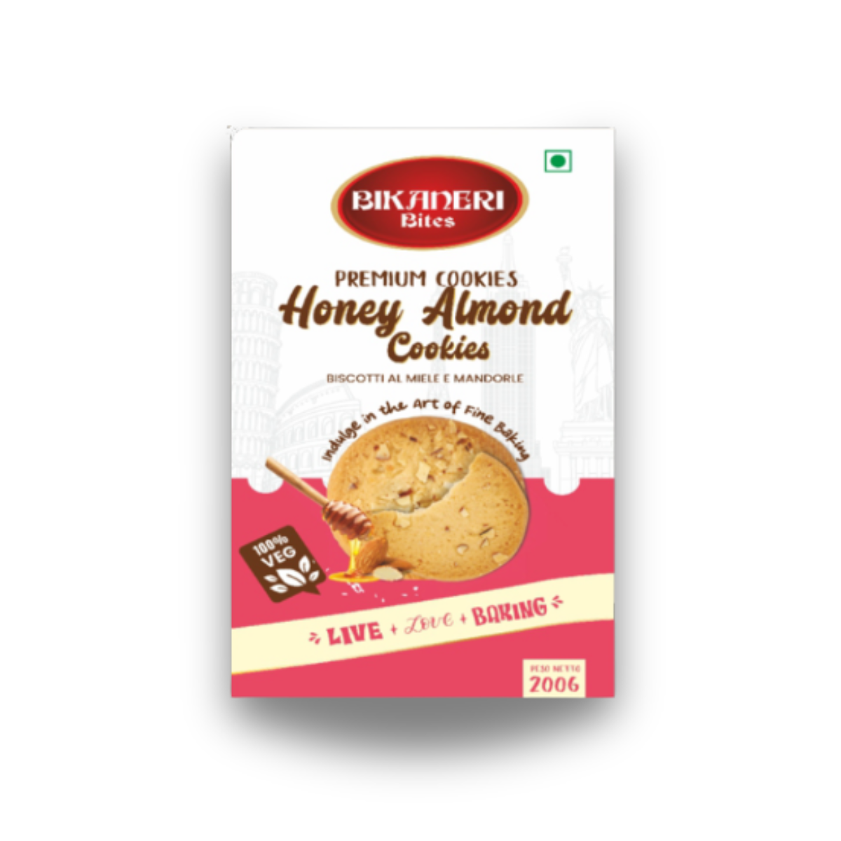 Honey Almond Cookies – Bikaneri Bites